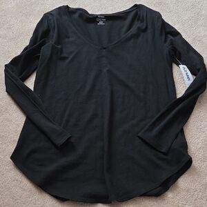 Old Navy Women's Heather Gray Long Sleeve Tee NWT
